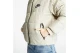 Nike Sportswear Synthetic-Fill Γυναικείο Μπουφάν Puffer με Κουκούλα Γκρι Ανοιχτό, Λευκό