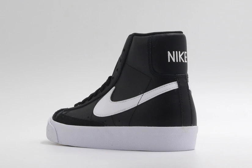 Nike Blazer Mid 77 Παιδικά Sneakers Μαύρα, Λευκά