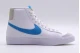 Nike Blazer Mid 77 Παιδικά Sneakers Λευκά, Γαλάζια