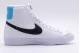Nike Blazer Mid 77 Παιδικά Sneakers Λευκά, Μαύρα, Γαλάζια