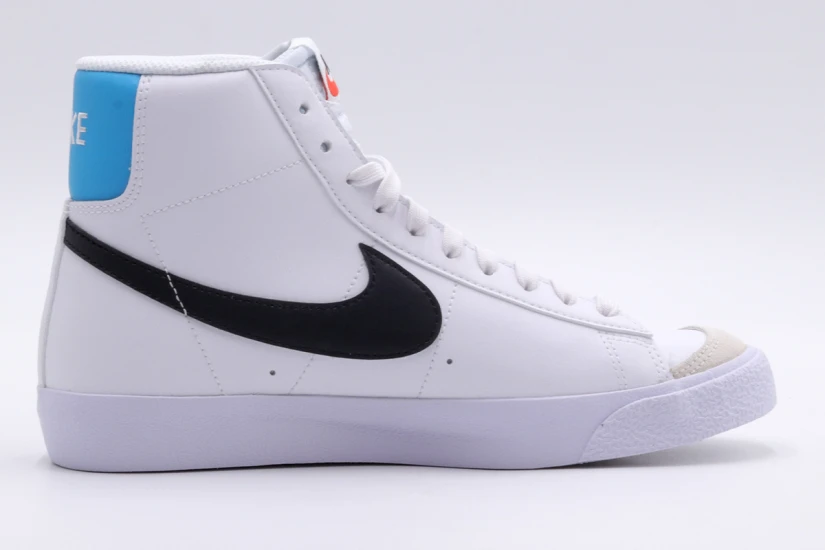 Nike Blazer Mid 77 Παιδικά Sneakers Λευκά, Μαύρα, Γαλάζια