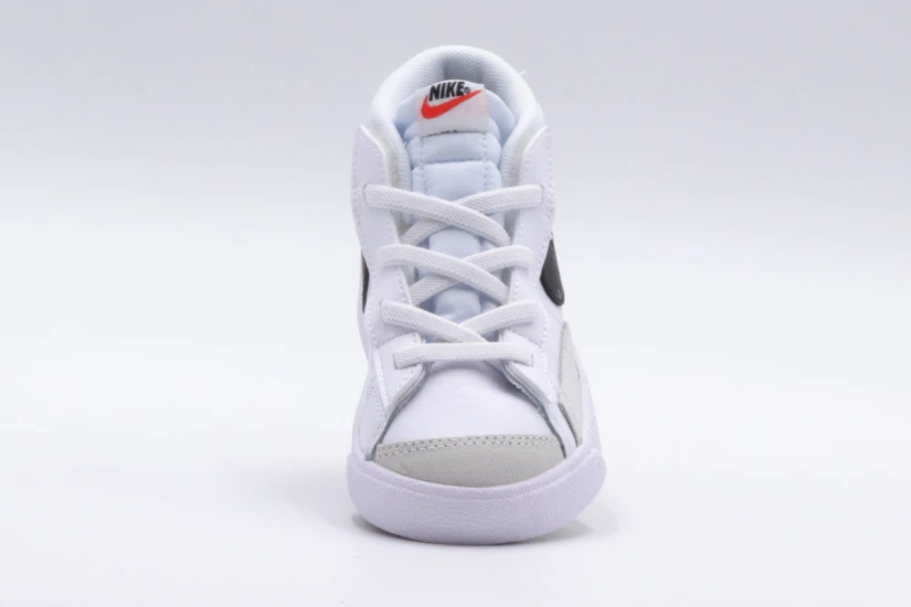 Nike Blazer Mid 77 Βρεφικά Sneakers Λευκά, Γκρι Ανοιχτά, Μαύρα