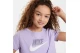 Nike Futura Παιδική Κοντομάνικη Crop Top Μπλούζα Λιλά