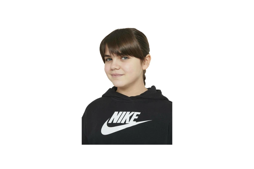 Nike Sportswear Club Παιδικό Φούτερ με Κουκούλα Μαύρο