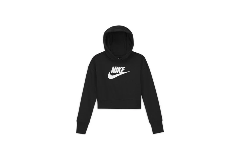 Nike Sportswear Club Παιδικό Φούτερ με Κουκούλα Μαύρο