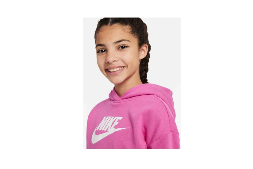 Nike Sportswear Club Παιδικό Φούτερ με Κουκούλα Φούξια