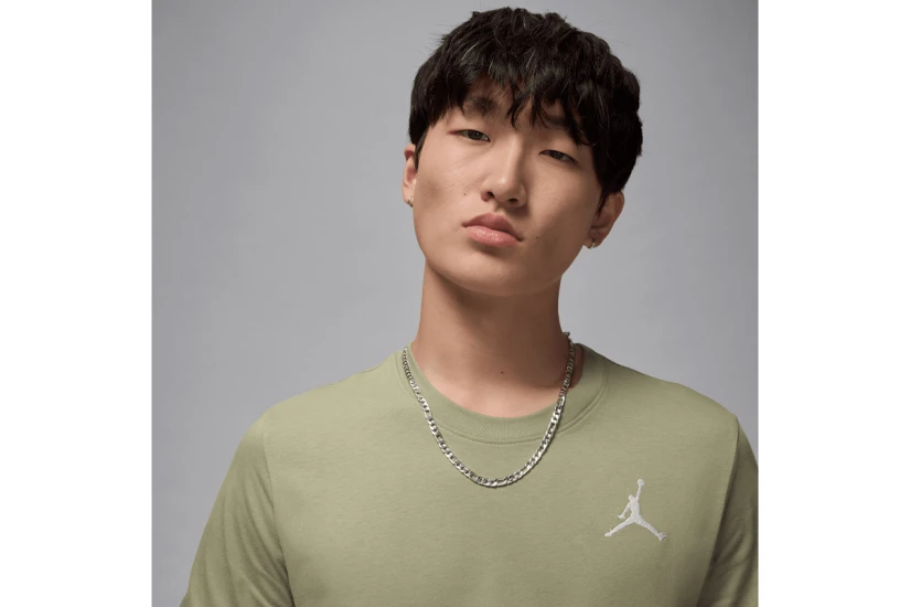 Jordan Jumpman Ανδρικό Κοντομάνικο T-Shirt Λαδί