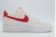 Nike Air Force 1 '07 Next Nature Sneakers Λευκά, Εκρού, Κόκκινα