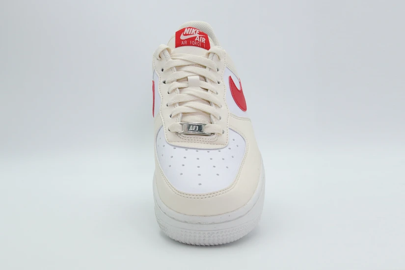 Nike Air Force 1 '07 Next Nature Sneakers Λευκά, Εκρού, Κόκκινα