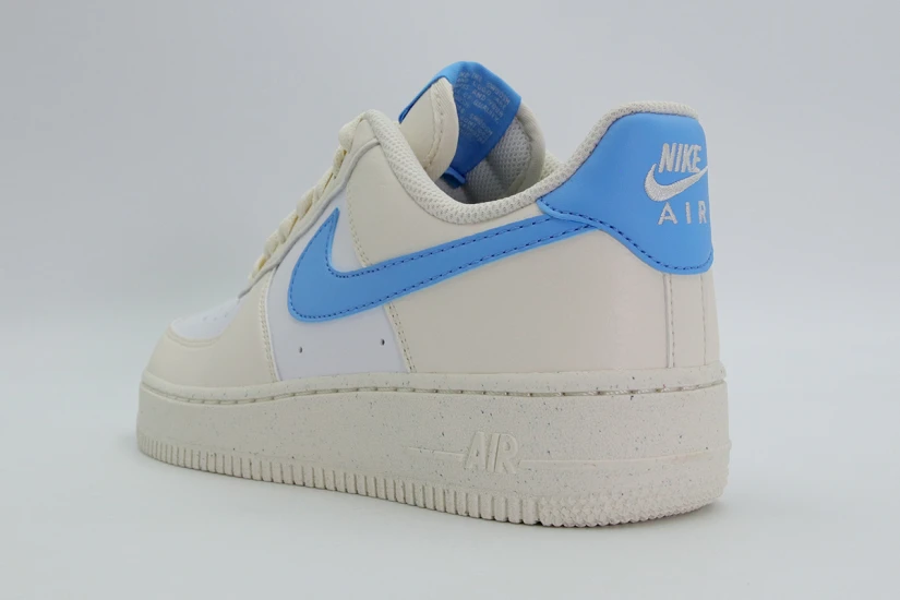 Nike Air Force 1 '07 Next Nature Sneakers Λευκά, Ζαχαρί, Γαλάζια