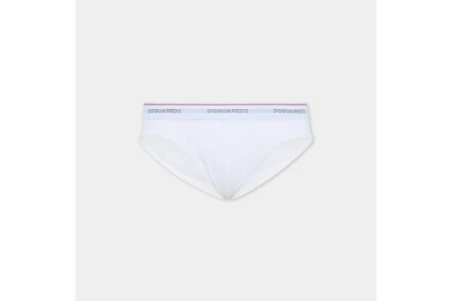 Dsquared2 Basic Cotton Stretch Εσώρουχο Σλιπ 3-Τεμάχια (DCX300060 98414)
