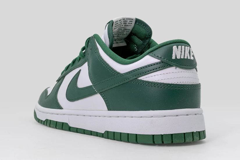 Nike Dunk Low Retro Ανδρικά Sneakers Λευκά, Πράσινα