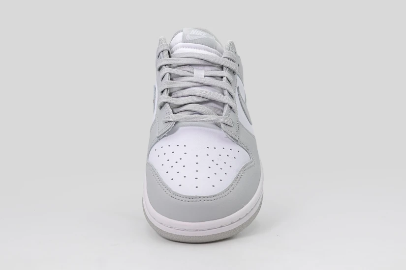 Nike Dunk Low Retro Ανδρικά Sneakers Λευκά, Γκρι Ανοιχτό