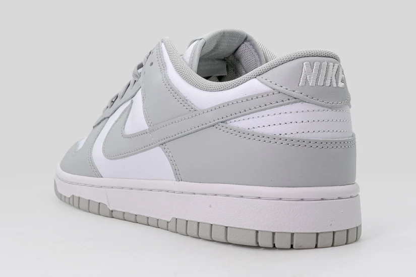 Nike Dunk Low Retro Ανδρικά Sneakers Λευκά, Γκρι Ανοιχτό