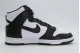 Nike Dunk High Top Retro Ανδρικά Sneakers Μαύρα, Λευκά