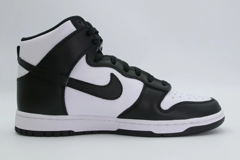 Nike Dunk High Top Retro Ανδρικά Sneakers Μαύρα, Λευκά