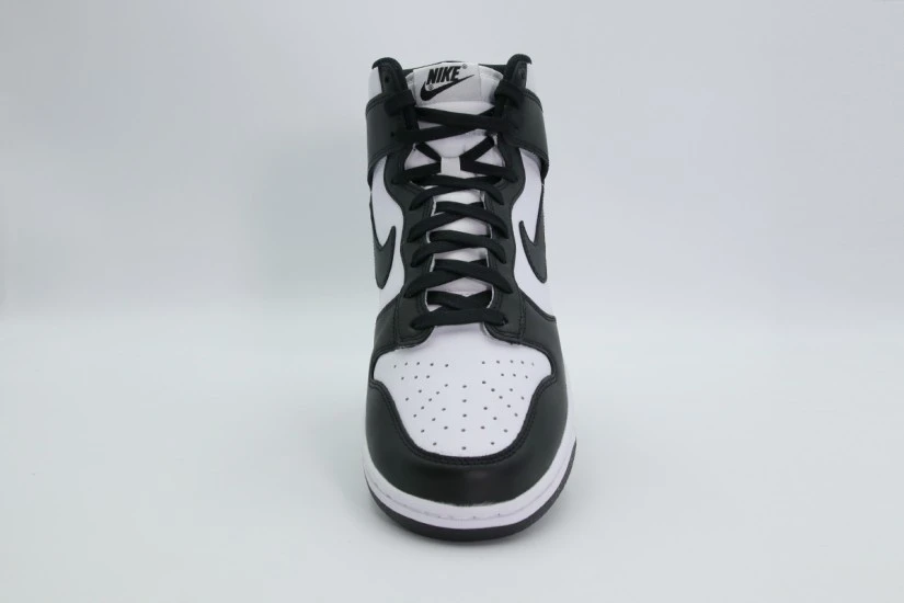 Nike Dunk High Top Retro Ανδρικά Sneakers Μαύρα, Λευκά