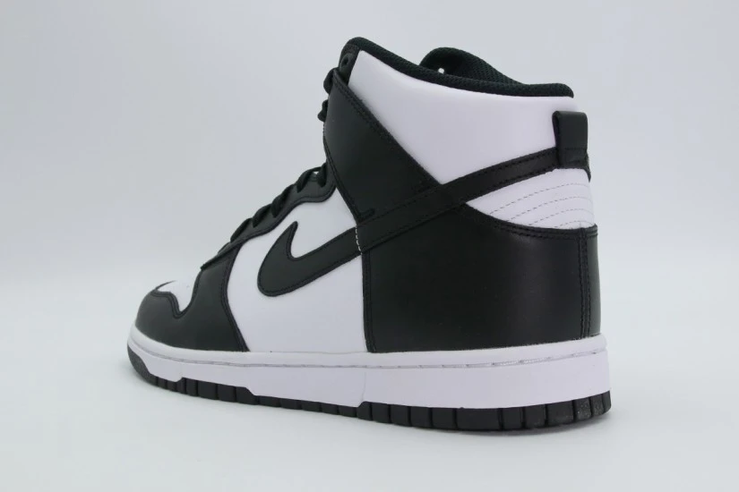 Nike Dunk High Top Retro Ανδρικά Sneakers Μαύρα, Λευκά