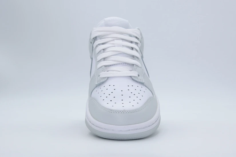 Nike Dunk Low Sneakers Λευκά, Γκρι Ανοιχτό