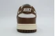 Nike Dunk Low Sneakers Καφέ, Λευκά
