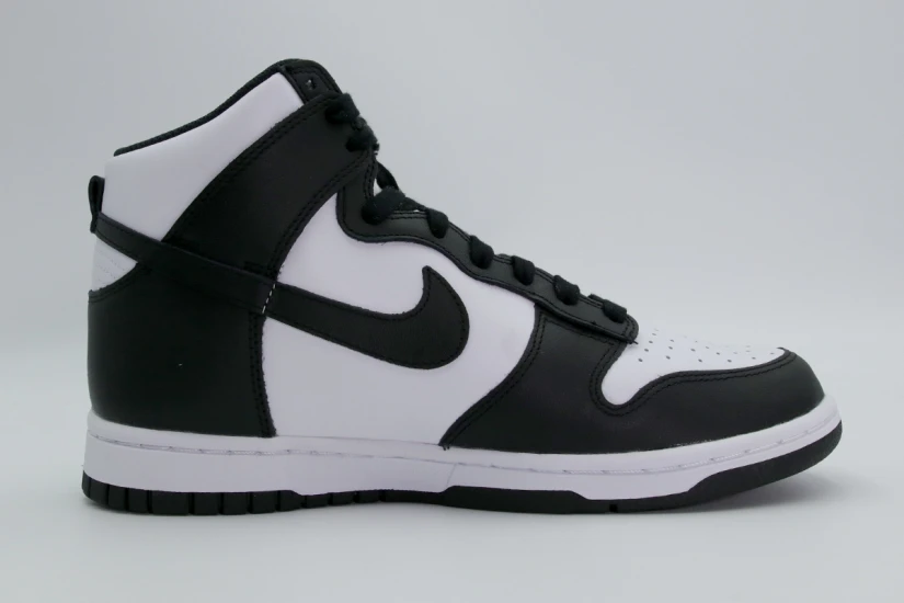 Nike Dunk High Top Sneakers Μαύρα, Λευκά