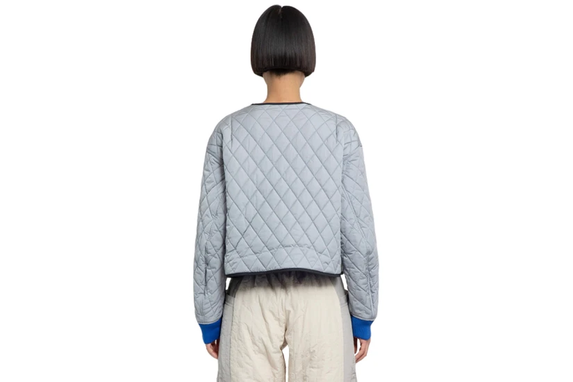 Jordan Essentials Flight Γυναικείο Jacket Διπλής Όψης Μπλε, Γκρι