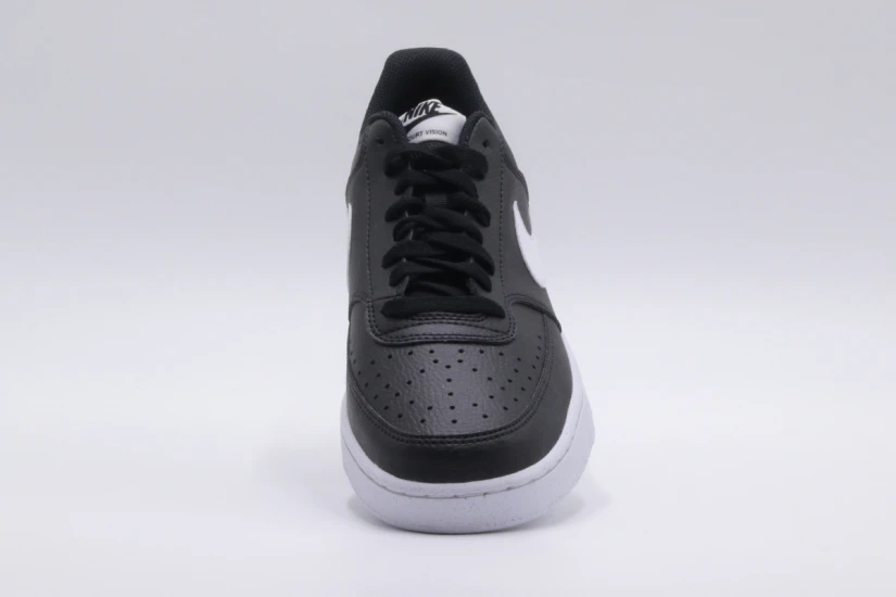 Nike Court Vision Low Next Nature Ανδρικά Sneakers Μαύρα, Λευκά