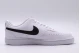 Nike Court Vision Low Next Nature Ανδρικά Sneakers Λευκά, Μαύρα