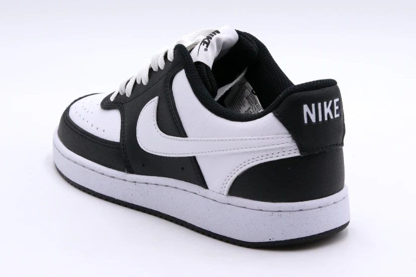 Nike Court Vision Low Next Nature Γυναικεία Sneakers Μαύρα, Λευκά