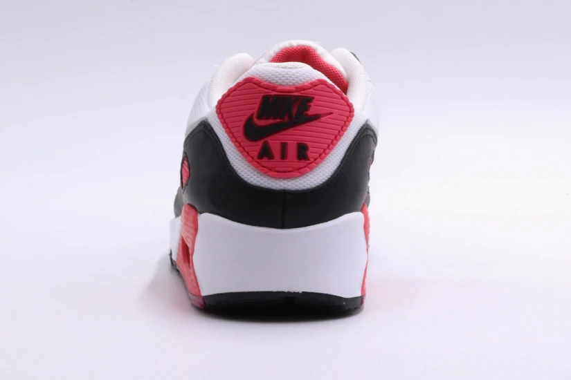 Nike Air Max 90 Γυναικεία Sneakers Λευκά, Μαύρα, Φούξια