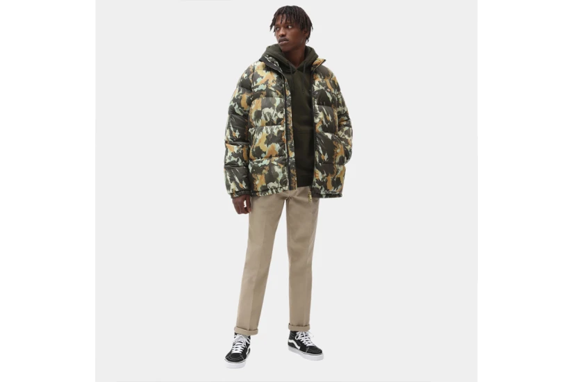 Dickies Oakport Ανδρικό Φούτερ με Κουκούλα Χακί