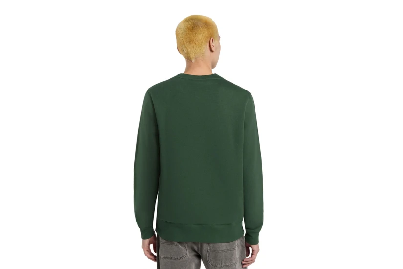 Dickies Oakport Ανδρική Μακρυμάνικη Μπλούζα με Λαιμόκοψη Κυπαρισσί