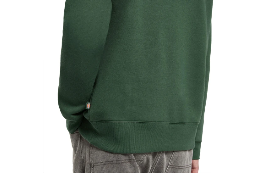 Dickies Oakport Ανδρική Μακρυμάνικη Μπλούζα με Λαιμόκοψη Κυπαρισσί