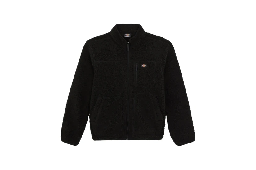 Dickies Mount Hope Fleece Ανδρικό Sherpa Μπουφάν Μαύρο