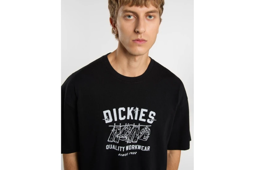 Dickies Laundry Boxy Ανδρικό Κοντομάνικο T-Shirt Μαύρο