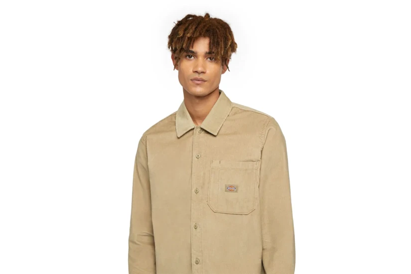 Dickies Corduroy Ανδρικό Μακρυμάνικο Πουκάμισο Μπεζ