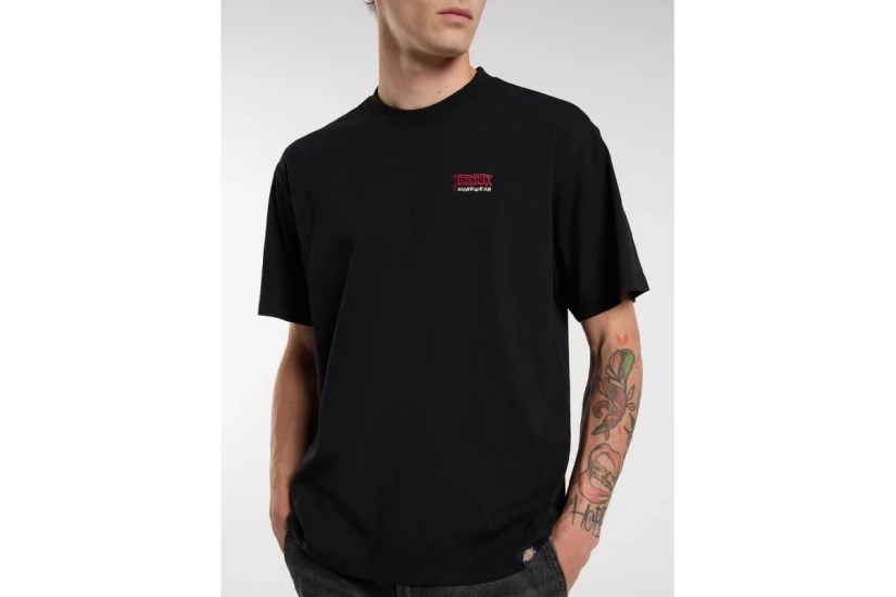 Dickies Flag Ανδρικό Κοντομάνικο T-Shirt Μαύρο