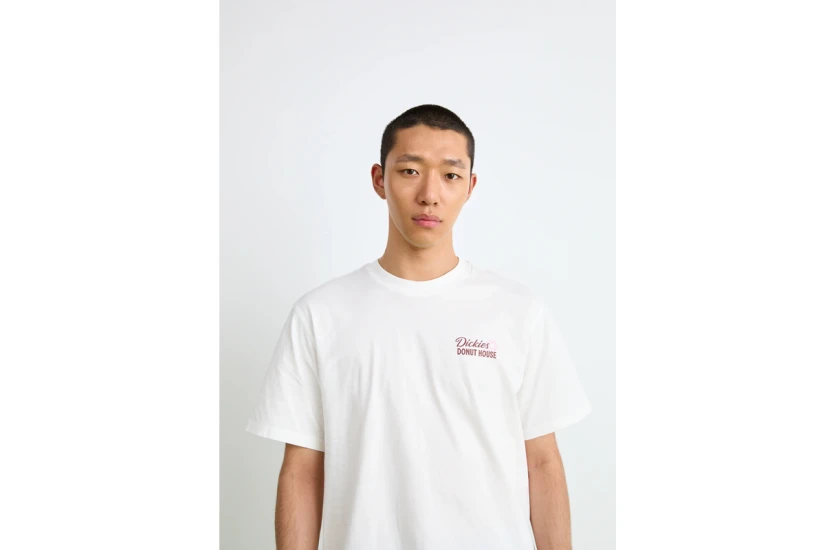 Dickies Donut House Ανδρικό Κοντομάνικο T-Shirt Λευκό