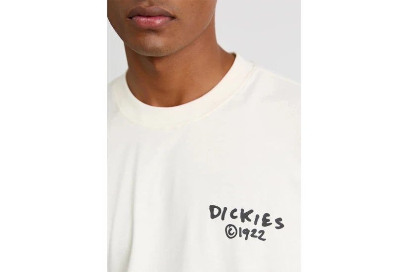 Dickies Sneedville Ανδρικό Κοντομάνικο T-Shirt Εκρού