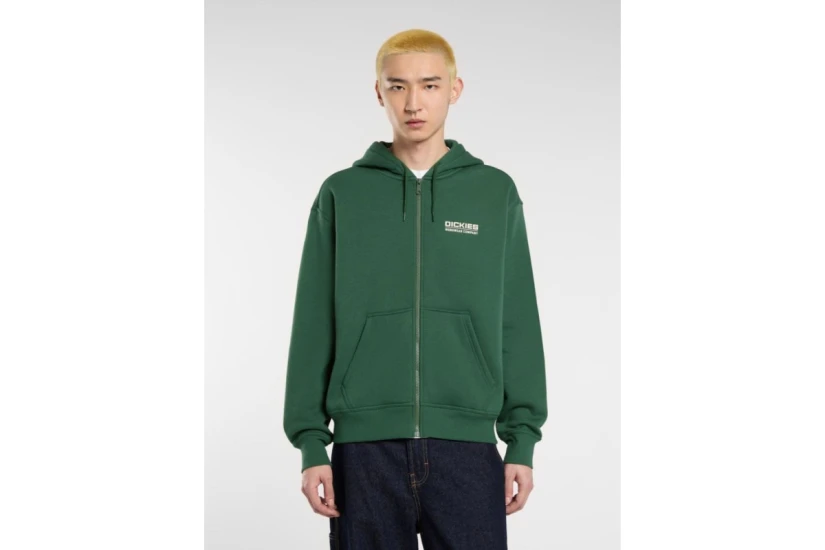 Dickies Bolivar Ανδρική Βαμβακερή Ζακέτα με Κουκούλα Πράσινη