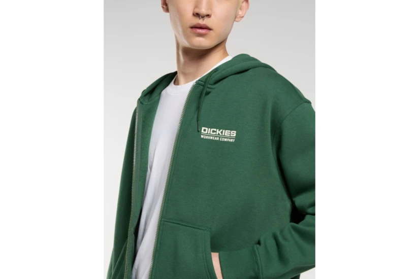Dickies Bolivar Ανδρική Βαμβακερή Ζακέτα με Κουκούλα Πράσινη