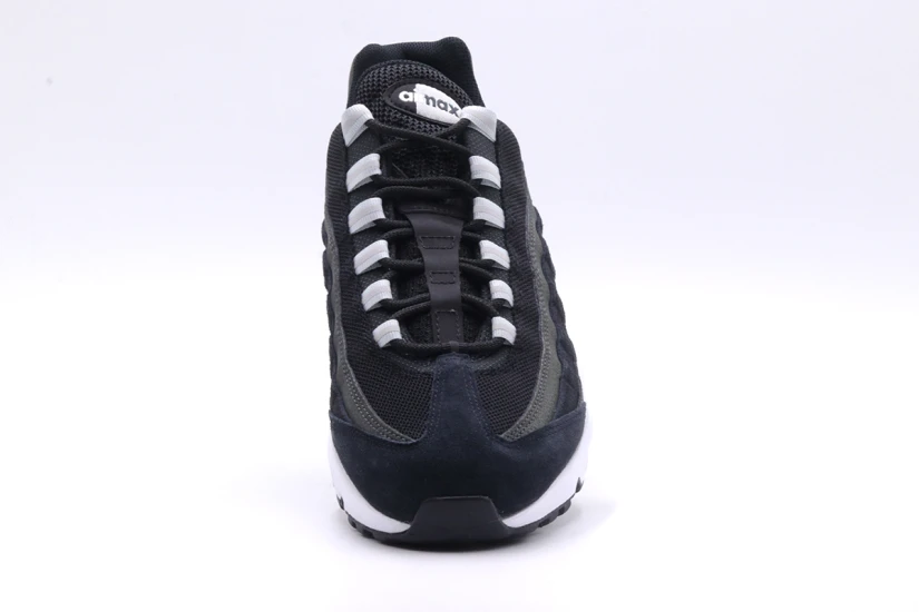 Nike Air Max 95 Ανδρικά Sneakers Μαύρα, Λευκά