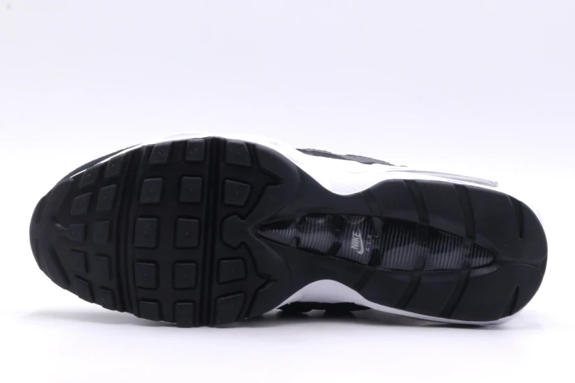 Nike Air Max 95 Ανδρικά Sneakers Μαύρα, Λευκά