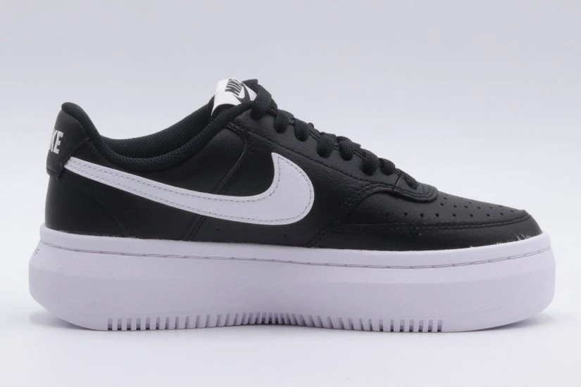 Nike Court Vision Alta Γυναικεία Sneakers Μαύρα, Λευκά