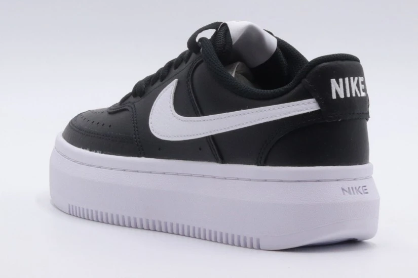 Nike Court Vision Alta Γυναικεία Sneakers Μαύρα, Λευκά