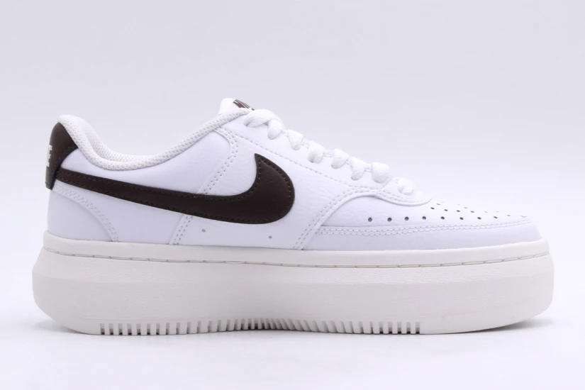 Nike Court Vision Alta Γυναικεία Sneakers Λευκά, Καφέ, Εκρού