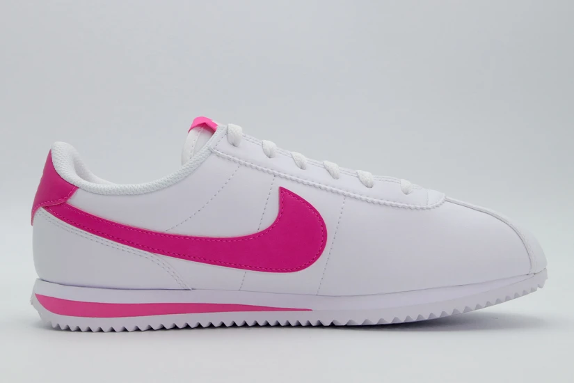 Nike Cortez Sneakers Λευκά, Φούξια