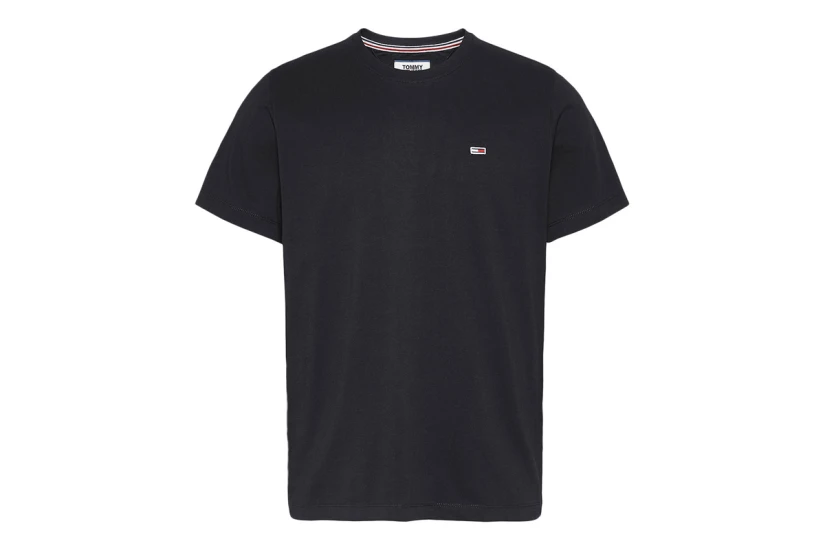 Tommy Jeans Ανδρικό Κοντομάνικο T-Shirt Μαύρο