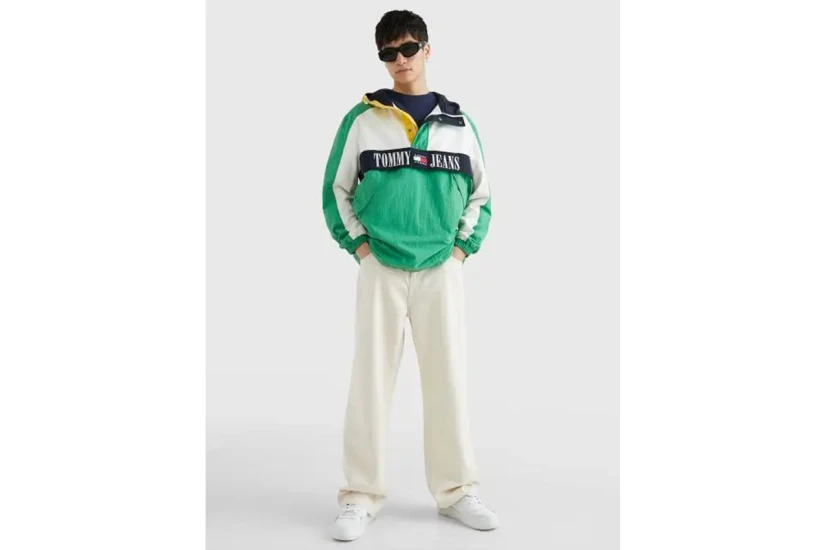 Tommy Jeans Tjw Ovz Chicago Archive Popover Μπουφάν Ελαφρύ Ανδρικό (DM0DM15912 LY3)