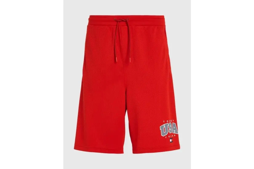 Tommy Jeans Modern Sport Ανδρική Αθλητική Βερμούδα Κόκκινη